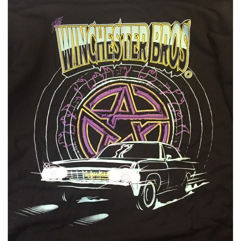 Supernatural Winchester Bros XL Sweatshirt Culturefly Ex Sam & Dean Castiel